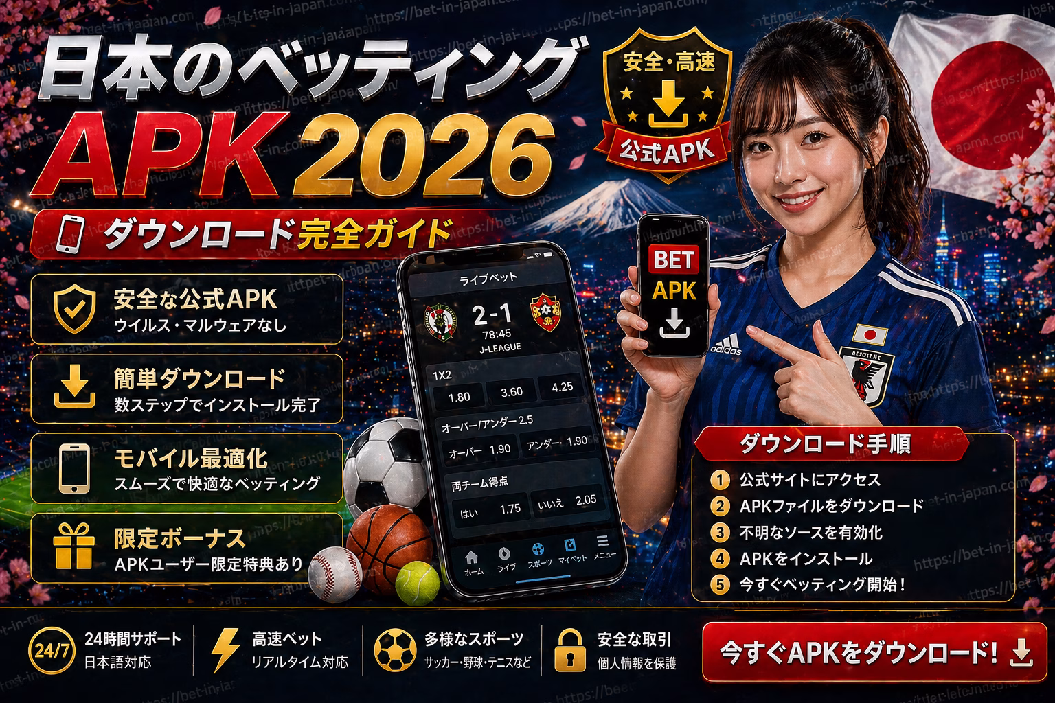 日本のベッティングAPK2026 完全ガイド
