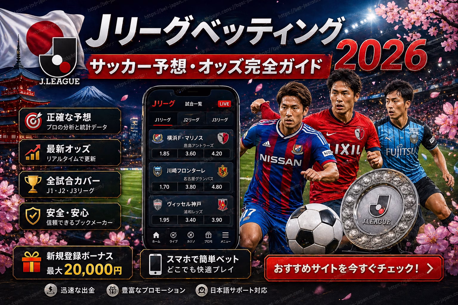 Jリーグベッティング2026 JP サッカー予想ガイド