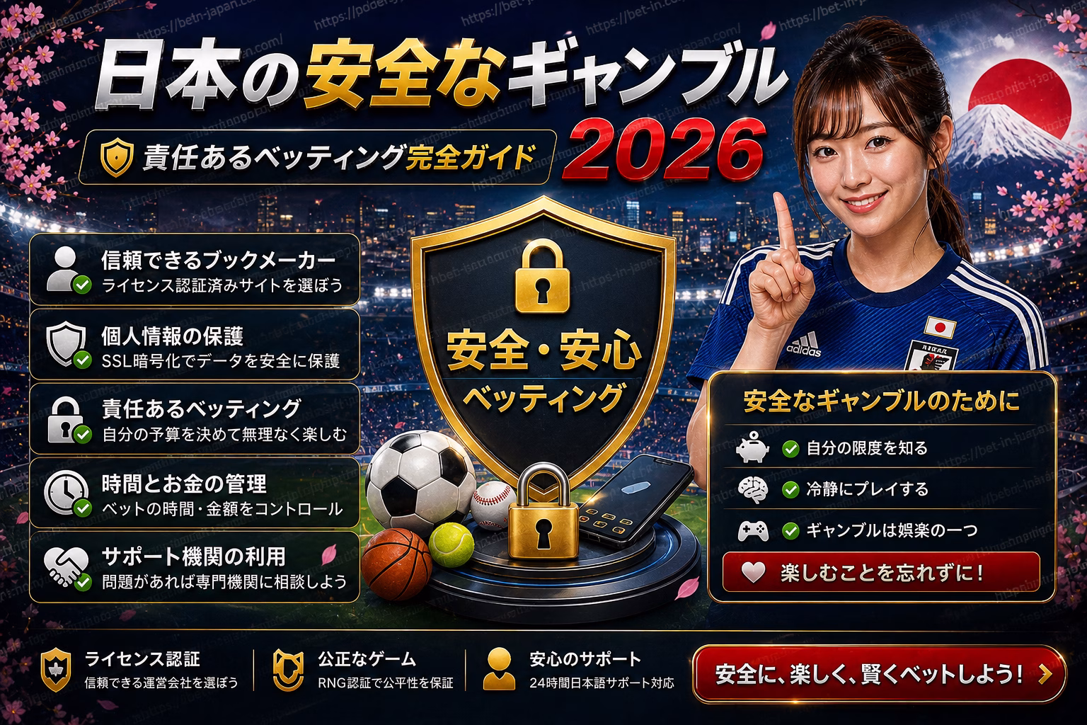 日本の安全なギャンブル2026 完全ガイド